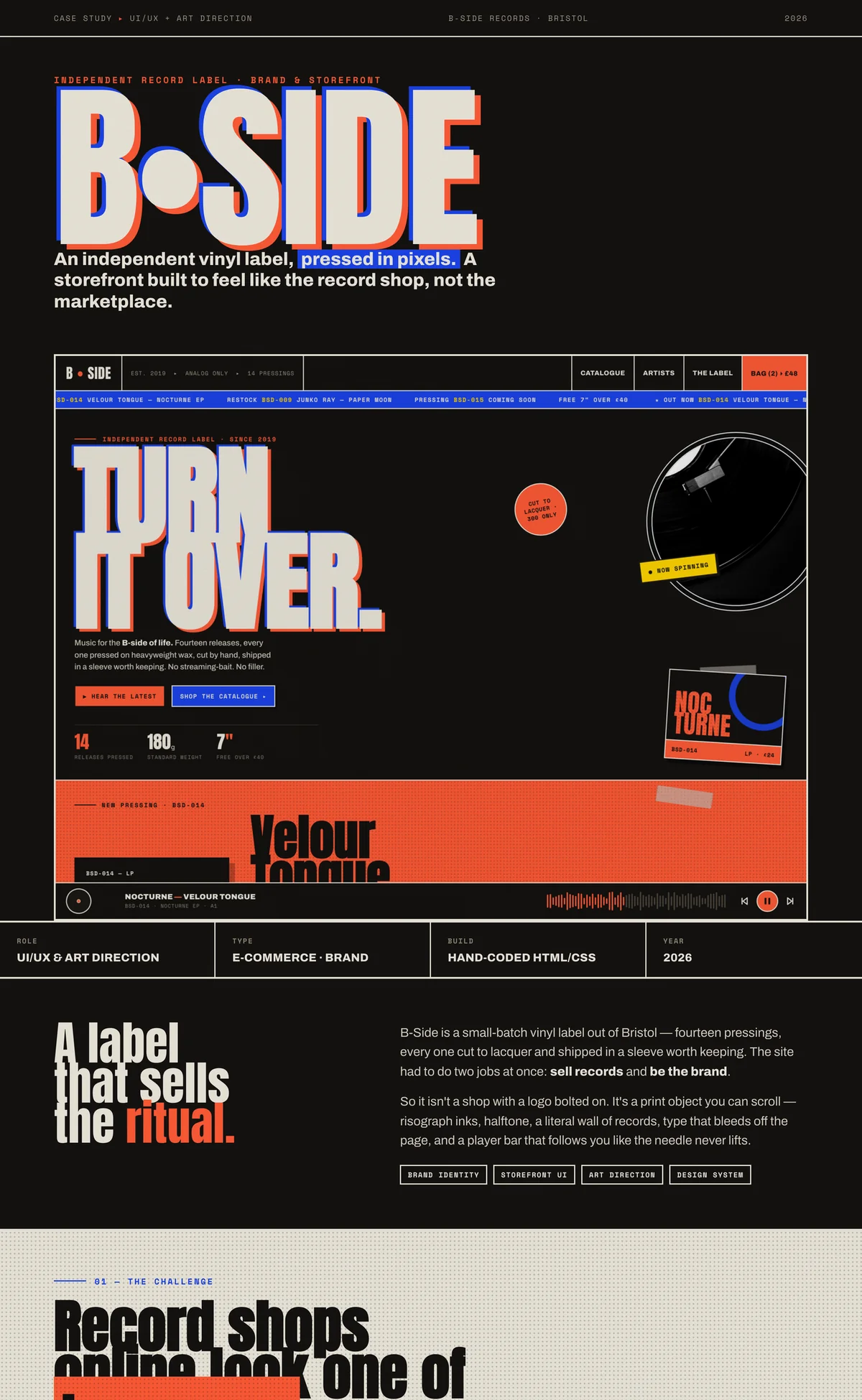 B-SIDE — Independent Record Label — full case study