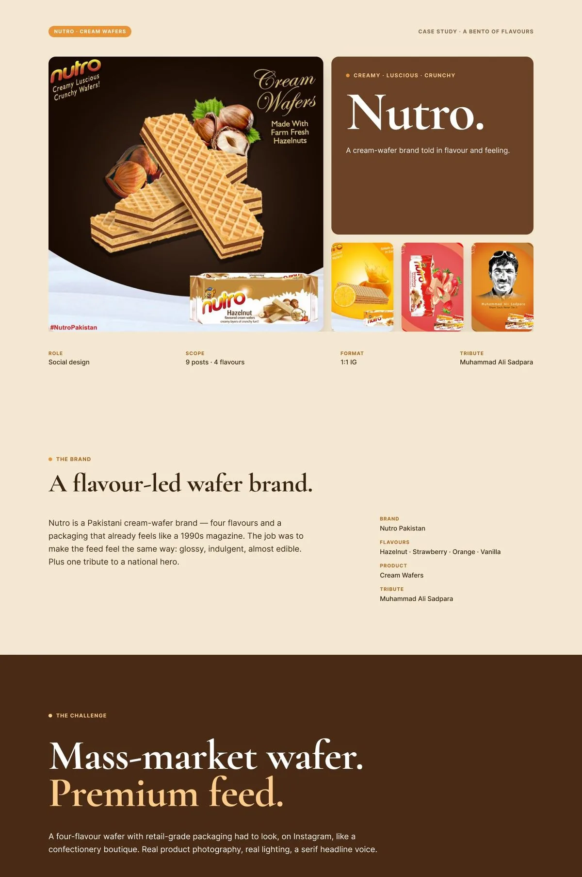 Nutro Cream Wafers — full case study