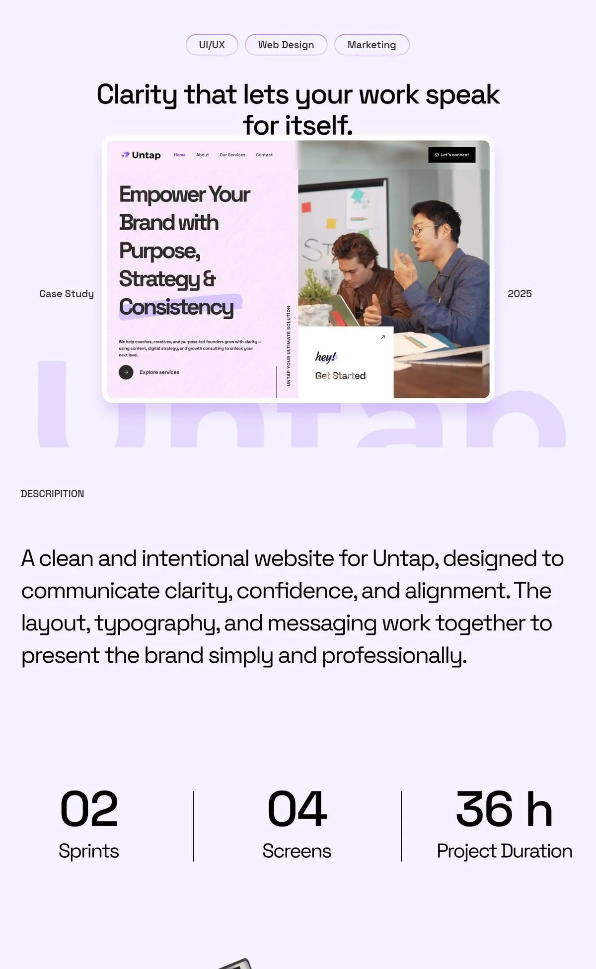 Untap — Digital Marketing Agency — full case study