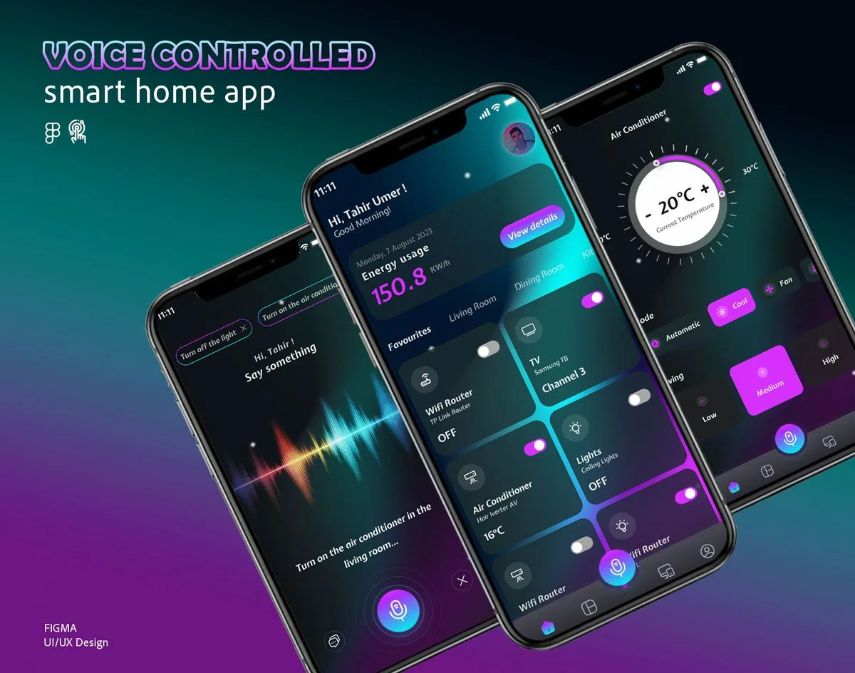 Voice-Controlled Smart Home App — full case study