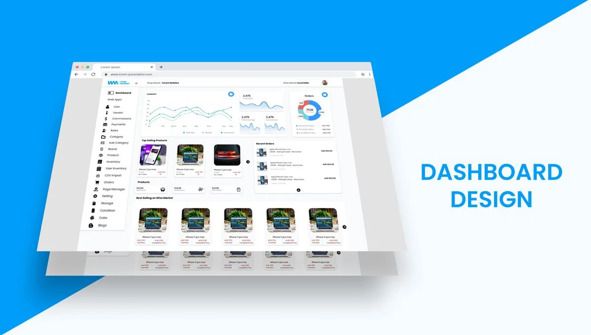 Wise Market — Admin Dashboard — full case study