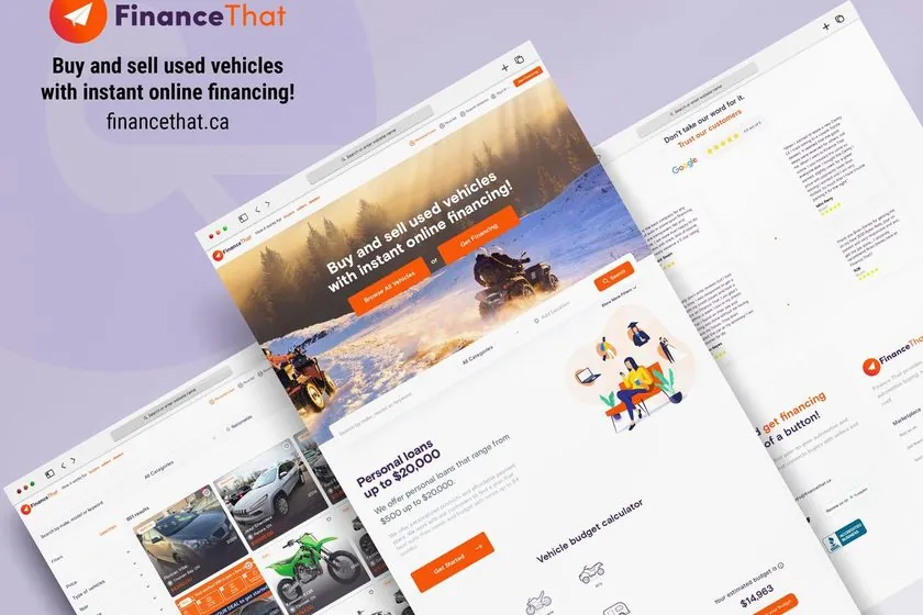 FinanceThat — Vehicle Marketplace