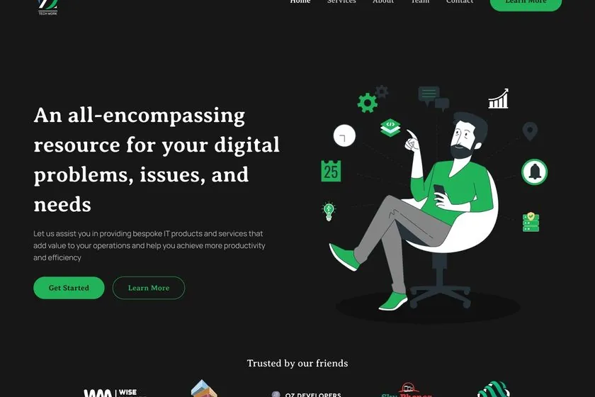 OZ Techwork — Digital Solutions Agency