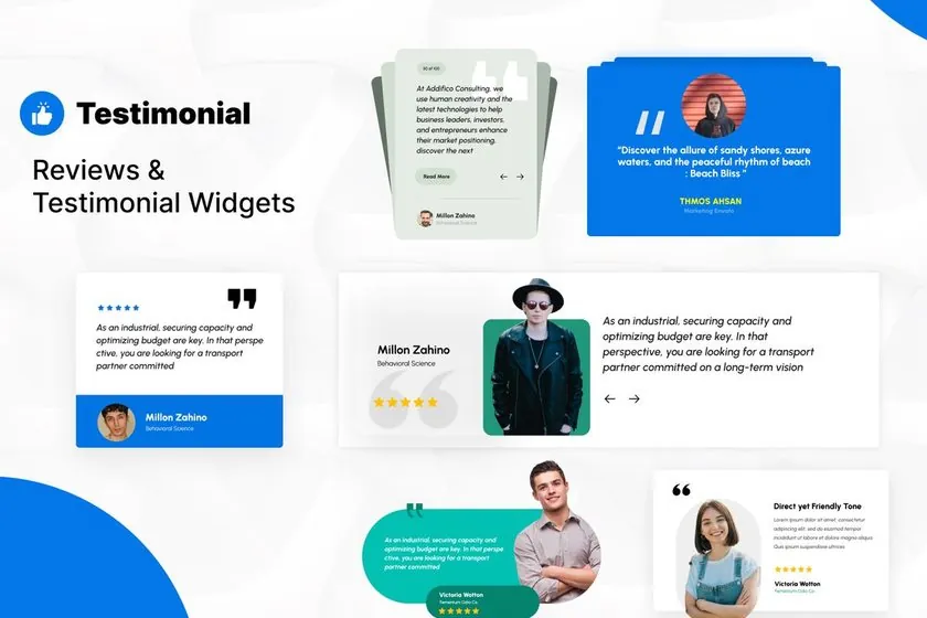 Testimonial & Review Widgets