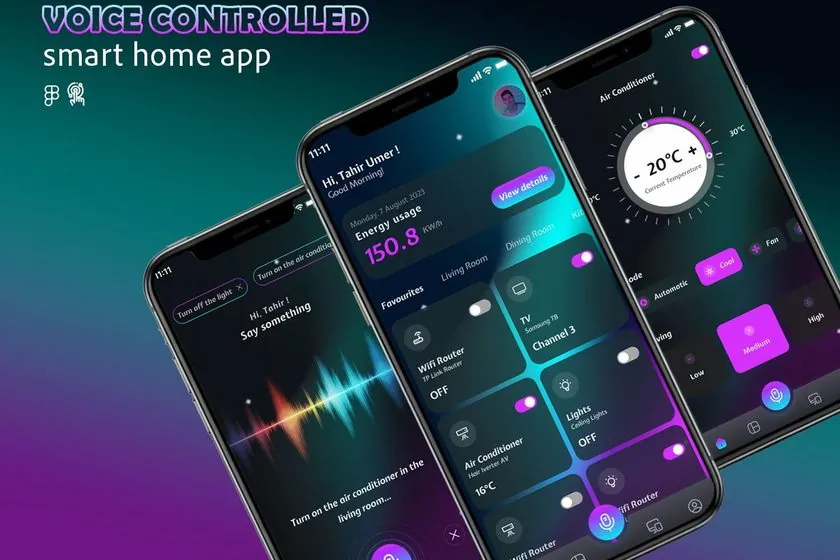 Voice-Controlled Smart Home App