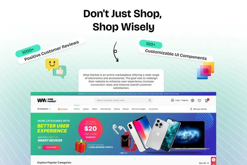 Wise Market — E-commerce Design System