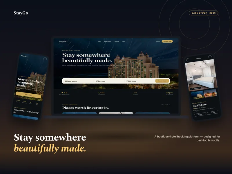 StayGo — Boutique Hotel Booking