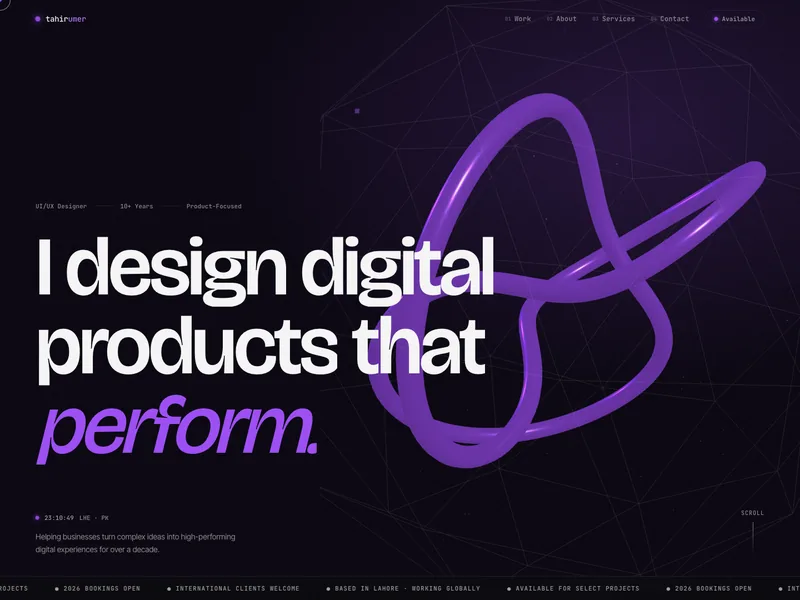 Tahir Umer — Portfolio