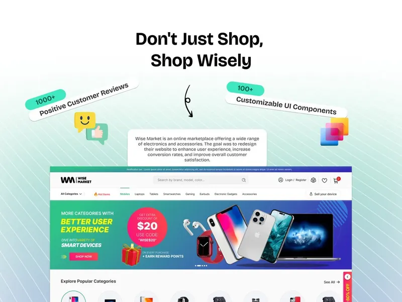 Wise Market — E-commerce Design System